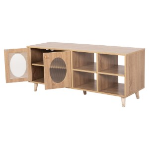 72779 ΕΠΙΠΛΟ ΤΗΛΕΟΡΑΣΗΣ RILLION HM9879 ΜΕΛΑΜΙΝΗ ΣΕ SONAMA 120x40x50Yεκ