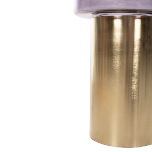 72827 ΒΟΗΘΗΤΙΚΟ ΤΡΑΠΕΖΑΚΙ CARMO HM9728 ΜΩΒ ΓΥΑΛΙ-ΧΡΥΣΟ ΜΕΤΑΛΛΟ Φ39Χ54Υεκ