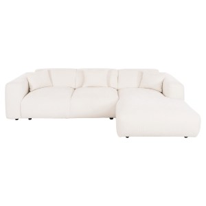 72888 ΚΑΝΑΠΕΣ ΓΩΝΙΑ BRICKEN HM3275.02R ΛΕΥΚΟ ΥΦΑΣΜΑ 110-282x98-160x72Υεκ.