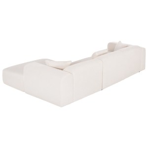 72888 ΚΑΝΑΠΕΣ ΓΩΝΙΑ BRICKEN HM3275.02R ΛΕΥΚΟ ΥΦΑΣΜΑ 110-282x98-160x72Υεκ.