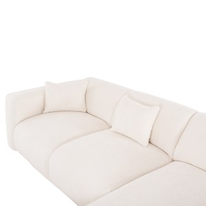 72888 ΚΑΝΑΠΕΣ ΓΩΝΙΑ BRICKEN HM3275.02R ΛΕΥΚΟ ΥΦΑΣΜΑ 110-282x98-160x72Υεκ.