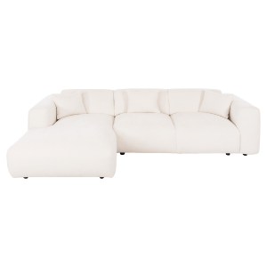72890 ΚΑΝΑΠΕΣ ΓΩΝΙΑ (ΑΡΙΣΤΕΡΗ) BRICKEN HM3275.02L ΛΕΥΚΟ ΥΦΑΣΜΑ 110-282x98-160x72Υεκ.