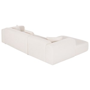 72890 ΚΑΝΑΠΕΣ ΓΩΝΙΑ (ΑΡΙΣΤΕΡΗ) BRICKEN HM3275.02L ΛΕΥΚΟ ΥΦΑΣΜΑ 110-282x98-160x72Υεκ.