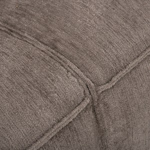 72891 ΚΑΝΑΠΕΣ ΓΩΝΙΑ (ΔΕΞΙΑ) TREAT HM3277.02R ΣΚΟΥΡΟ ΜΠΕΖ ΥΦΑΣΜΑ 270x163x74Υεκ.