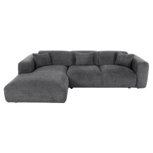 72903 ΚΑΝΑΠΕΣ ΓΩΝΙΑ (ΑΡΙΣΤΕΡΗ) BRICKEN HM3275.04L ΑΝΘΡΑΚΙ ΥΦΑΣΜΑ 110-282x98-160x72Υεκ.