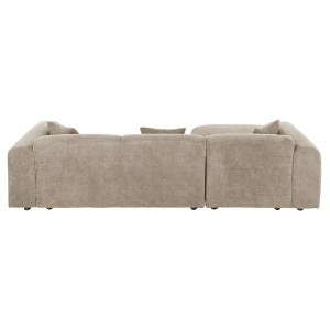 72904 ΚΑΝΑΠΕΣ ΓΩΝΙΑ (ΑΡΙΣΤΕΡΗ) BRICKEN HM3275.01L ΜΠΕΖ ΥΦΑΣΜΑ 110-282x98-160x72Υεκ.
