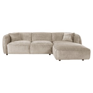 72910 ΚΑΝΑΠΕΣ ΓΩΝΙΑ (ΔΕΞΙΑ) TREAT HM3277.01Ρ ΜΠΕΖ ΥΦΑΣΜΑ 270x163x74Υεκ.