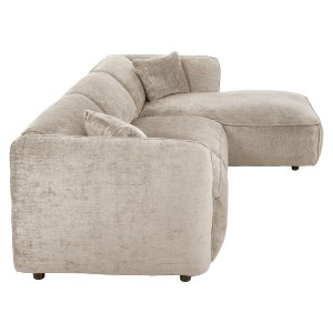 72910 ΚΑΝΑΠΕΣ ΓΩΝΙΑ (ΔΕΞΙΑ) TREAT HM3277.01Ρ ΜΠΕΖ ΥΦΑΣΜΑ 270x163x74Υεκ.