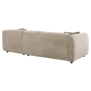 72910 ΚΑΝΑΠΕΣ ΓΩΝΙΑ (ΔΕΞΙΑ) TREAT HM3277.01Ρ ΜΠΕΖ ΥΦΑΣΜΑ 270x163x74Υεκ.