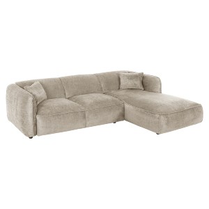 72910 ΚΑΝΑΠΕΣ ΓΩΝΙΑ (ΔΕΞΙΑ) TREAT HM3277.01Ρ ΜΠΕΖ ΥΦΑΣΜΑ 270x163x74Υεκ.