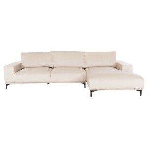 72911 ΚΑΝΑΠΕΣ ΓΩΝΙΑ (ΔΕΞΙΑ) NOA HM3278.01R ΕΚΡΟΥ ΥΦΑΣΜΑ 288x90-157x67-80Υεκ.