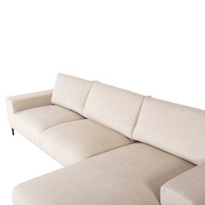 72911 ΚΑΝΑΠΕΣ ΓΩΝΙΑ (ΔΕΞΙΑ) NOA HM3278.01R ΕΚΡΟΥ ΥΦΑΣΜΑ 288x90-157x67-80Υεκ.