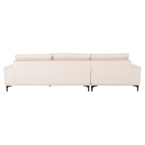 72916 ΚΑΝΑΠΕΣ ΓΩΝΙΑ (ΑΡΙΣΤΕΡΗ) NOA HM3278.01L ΕΚΡΟΥ ΥΦΑΣΜΑ 288x90-157x67-80Υεκ.