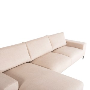 72916 ΚΑΝΑΠΕΣ ΓΩΝΙΑ (ΑΡΙΣΤΕΡΗ) NOA HM3278.01L ΕΚΡΟΥ ΥΦΑΣΜΑ 288x90-157x67-80Υεκ.