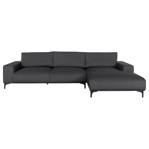 72921 ΚΑΝΑΠΕΣ ΓΩΝΙΑ (ΔΕΞΙΑ) NOA HM3278.02R ΑΝΘΡΑΚΙ ΥΦΑΣΜΑ 288x90-157x67-80Υεκ.