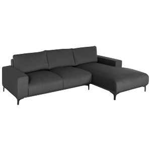 72921 ΚΑΝΑΠΕΣ ΓΩΝΙΑ (ΔΕΞΙΑ) NOA HM3278.02R ΑΝΘΡΑΚΙ ΥΦΑΣΜΑ 288x90-157x67-80Υεκ.