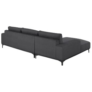 72922 ΚΑΝΑΠΕΣ ΓΩΝΙΑ (ΑΡΙΣΤΕΡΗ) NOA HM3278.02L ΑΝΘΡΑΚΙ ΥΦΑΣΜΑ 288x90-157x67-80Υεκ.