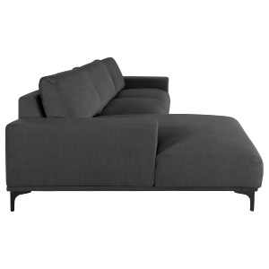 72922 ΚΑΝΑΠΕΣ ΓΩΝΙΑ (ΑΡΙΣΤΕΡΗ) NOA HM3278.02L ΑΝΘΡΑΚΙ ΥΦΑΣΜΑ 288x90-157x67-80Υεκ.