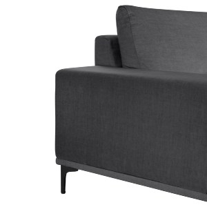 72922 ΚΑΝΑΠΕΣ ΓΩΝΙΑ (ΑΡΙΣΤΕΡΗ) NOA HM3278.02L ΑΝΘΡΑΚΙ ΥΦΑΣΜΑ 288x90-157x67-80Υεκ.