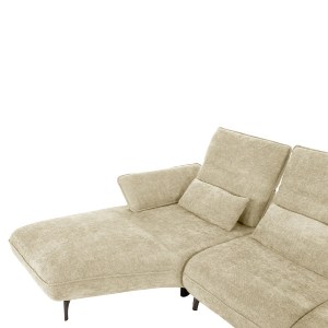 72930 ΓΩΝΙΑΚΟΣ ΚΑΝΑΠΕΣ (ΑΡΙΣΤΕΡΗ) CONVERT HM3268.01L ΕΚΡΟΥ ΥΦΑΣΜΑ 283x188x100Υεκ.
