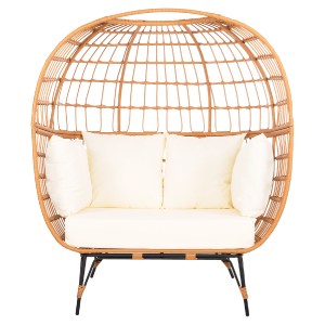 72935 ΠΟΛΥΘΡΟΝΑ ΦΩΛΙΑ MIAMI 2 ΑΤΟΜΩΝ ΤΥΠΟΥ RATTAN HM5870.11 132.5x90x154Υεκ
