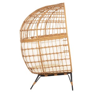 72935 ΠΟΛΥΘΡΟΝΑ ΦΩΛΙΑ MIAMI 2 ΑΤΟΜΩΝ ΤΥΠΟΥ RATTAN HM5870.11 132.5x90x154Υεκ