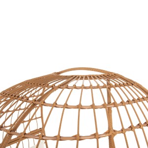 72935 ΠΟΛΥΘΡΟΝΑ ΦΩΛΙΑ MIAMI 2 ΑΤΟΜΩΝ ΤΥΠΟΥ RATTAN HM5870.11 132.5x90x154Υεκ