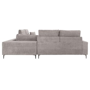 72945 ΚΑΝΑΠΕΣ ΓΩΝΙΑ SYMMET HM3269.01 ΑΝΟΙΧΤΟ ΓΚΡΙ ΥΦΑΣΜΑ-ΑΝΘΡΑΚΙ ΠΟΔΙΑ 314x236x90-102Yεκ.