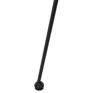 72950 ΤΡΑΠΕΖΙ ΟΒΑΛ ΧΑΜΗΛΟ ALLEGRA HM5695.11 ΜΠΕΖ WICKER-ΜΑΥΡΟ ΜΕΤΑΛΛΟ 100x45x51,5Υεκ.