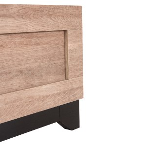72951 ΚΡΕΒΑΤΙ ΔΙΠΛΟ AELIA HM684 ΓΚΡΙ ΥΦΑΣΜΑ & ΠΟΔΙΑ-SONAMA MDF 166x204x129Υεκ.