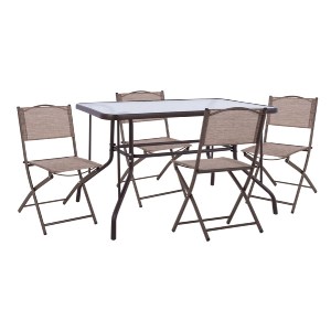 72964 ΣΕΤ ΕΞ.ΧΩΡΟΥ 5ΤΜΧ MAG HM21034 ΤΡΑΠΕΖΙ ADAM & 4 ΠΤΥΣΣΟΜΕΝΕΣ ΚΑΡΕΚΛΕΣ-ΚΑΦΕ