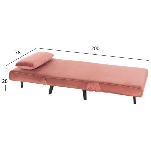 73014 ΠΟΛΥΘΡΟΝΑ ΚΡΕΒΑΤΙ BRAXTON HM8425.22 ΒΕΛΟΥΔΟ ΣΑΠΙΟ ΜΗΛΟ 78x88x78Υεκ.