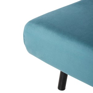 73016 ΠΟΛΥΘΡΟΝΑ ΚΡΕΒΑΤΙ BRAXTON HM8425.25 ΒΕΛΟΥΔΟ ΣΕ ΧΡΩΜΑ ΜΕΝΤΑ 78x88x78Υεκ.