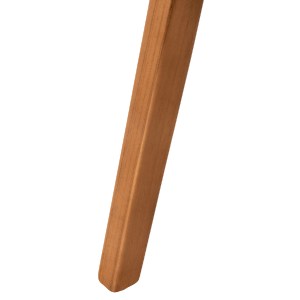 73019 ΠΟΛΥΘΡΟΝΑ RIMINI HM9867.02 ΞΥΛΟ TEAK ΦΥΣΙΚΟ-ΜΑΥΡΟ ΣΧΟΙΝΙ & PU ΚΑΘΙΣΜΑ 60x61x76Υεκ.