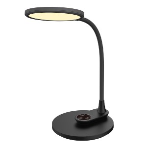 73069 ΦΩΤΙΣΤΙΚΟ ΓΡΑΦΕΙΟΥ LED BLAIN HM4459.02 ΜΑΥΡΟ ABS & ΣΙΛΙΚΟΝΗ