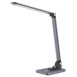 73097 ΦΩΤΙΣΤΙΚΟ ΓΡΑΦΕΙΟΥ LED BLAIN PRO HM4458.07 ΓΚΡΙ ΒΑΣΗ ABS & ΑΛΟΥΜΙΝΙΟ 35,6x43,1Υεκ