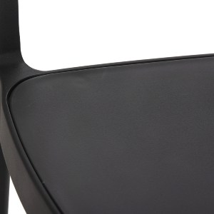 73179 ΠΟΛΥΘΡΟΝΑ ΠΟΛΥΠΡΟΠΥΛΕΝΙΟΥ EVA HM6155.02 ΜΑΥΡΗ ΜΕ ΜΠΕΖ ΣΧΟΙΝΙ 56,5x53x80Υεκ.