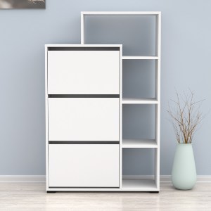 73200 ΠΑΠΟΥΤΣΟΘΗΚΗ ROBBEN HM18189.01 ΜΕΛΑΜΙΝΗ ΣΕ ΛΕΥΚΟ 90x30x143Υεκ.