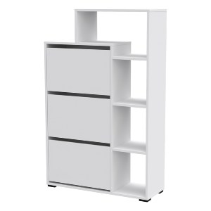 73200 ΠΑΠΟΥΤΣΟΘΗΚΗ ROBBEN HM18189.01 ΜΕΛΑΜΙΝΗ ΣΕ ΛΕΥΚΟ 90x30x143Υεκ.