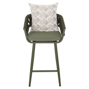 73224 ΣΚΑΜΠΟ ΑΛΟΥΜΙΝΙΟΥ CAMDEN HM6142.09 ΜΑΞΙΛΑΡΙ ΜΕ PRINT-DARK OLIVE 56x60x108Υεκ.