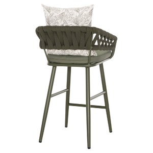 73224 ΣΚΑΜΠΟ ΑΛΟΥΜΙΝΙΟΥ CAMDEN HM6142.09 ΜΑΞΙΛΑΡΙ ΜΕ PRINT-DARK OLIVE 56x60x108Υεκ.