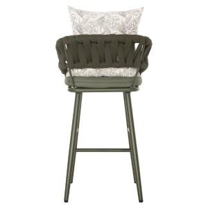 73224 ΣΚΑΜΠΟ ΑΛΟΥΜΙΝΙΟΥ CAMDEN HM6142.09 ΜΑΞΙΛΑΡΙ ΜΕ PRINT-DARK OLIVE 56x60x108Υεκ.