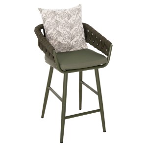 73224 ΣΚΑΜΠΟ ΑΛΟΥΜΙΝΙΟΥ CAMDEN HM6142.09 ΜΑΞΙΛΑΡΙ ΜΕ PRINT-DARK OLIVE 56x60x108Υεκ.