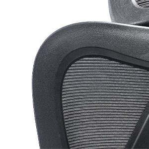 73229 ΚΑΡΕΚΛΑ ΓΡΑΦΕΙΟΥ MEXER HM1195.01 ΜΑΥΡΟ MESH-ΜΕΤΑΛ.ΒΑΣΗ-NYLON ΣΚΕΛΕΤΟΣ 60x49x130Υεκ.