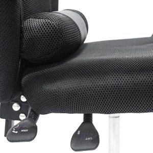 73231 ΚΑΡΕΚΛΑ ΓΡΑΦΕΙΟΥ CRONER HM1196.01 ΜΑΥΡΟ MESH-ΜΕΤΑΛ.ΒΑΣΗ-NYLON ΣΚΕΛΕΤΟΣ 58x50x120Υεκ.