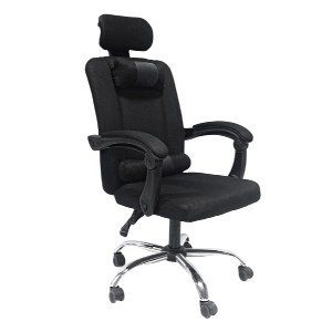 73231 ΚΑΡΕΚΛΑ ΓΡΑΦΕΙΟΥ CRONER HM1196.01 ΜΑΥΡΟ MESH-ΜΕΤΑΛ.ΒΑΣΗ-NYLON ΣΚΕΛΕΤΟΣ 58x50x120Υεκ.