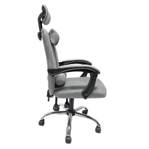 73232 ΚΑΡΕΚΛΑ ΓΡΑΦΕΙΟΥ CRONER HM1196.02 ΓΚΡΙ MESH-ΜΕΤΑΛ.ΒΑΣΗ-NYLON ΣΚΕΛΕΤΟΣ 58x54x120Υεκ.