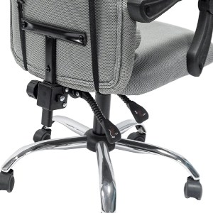 73232 ΚΑΡΕΚΛΑ ΓΡΑΦΕΙΟΥ CRONER HM1196.02 ΓΚΡΙ MESH-ΜΕΤΑΛ.ΒΑΣΗ-NYLON ΣΚΕΛΕΤΟΣ 58x54x120Υεκ.