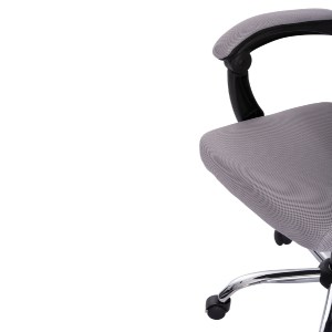 73232 ΚΑΡΕΚΛΑ ΓΡΑΦΕΙΟΥ CRONER HM1196.02 ΓΚΡΙ MESH-ΜΕΤΑΛ.ΒΑΣΗ-NYLON ΣΚΕΛΕΤΟΣ 58x67x124Υεκ.