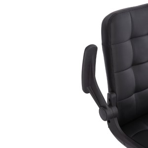 73233 ΚΑΡΕΚΛΑ ΓΡΑΦΕΙΟΥ PORTIMA HM1197.01 ΜΑΥΡΟ PVC-NYLON ΣΚΕΛΕΤΟΣ & ΒΑΣΗ 69x57x97Υεκ.